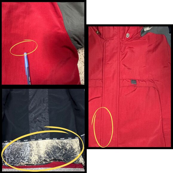 Freeworld Sno Truant Mens Jacket 3000 mm Waterproof Snowboarding Sz XL‎ Red Gray - Picture 12 of 12